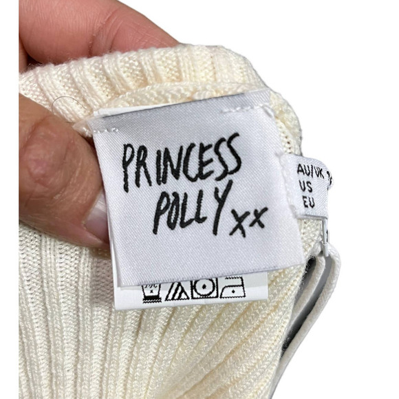 Princess Polly Hellie Mini Dress Cream / S-10 - Picture 13 of 16